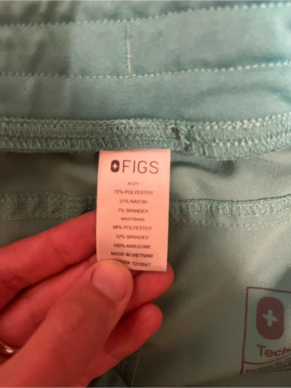 Women’s Figs Drawstring Utility Pants with Pink Accent